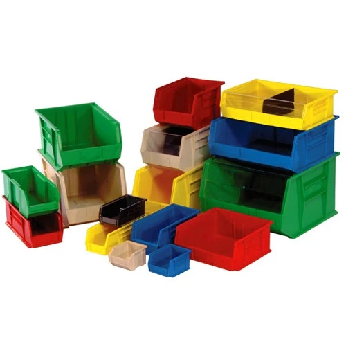 10-7/8"d x 16-1/2"w x 5"h Ultra Stacking and Hanging Bins - 6 Pack - Image 12