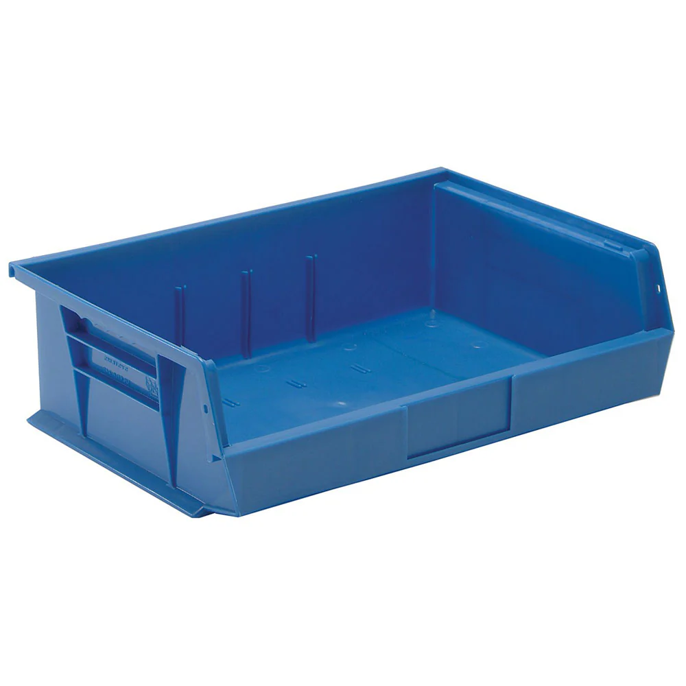 10-7/8"d x 16-1/2"w x 5"h Ultra Stacking and Hanging Bins - 6 Pack - Image 3