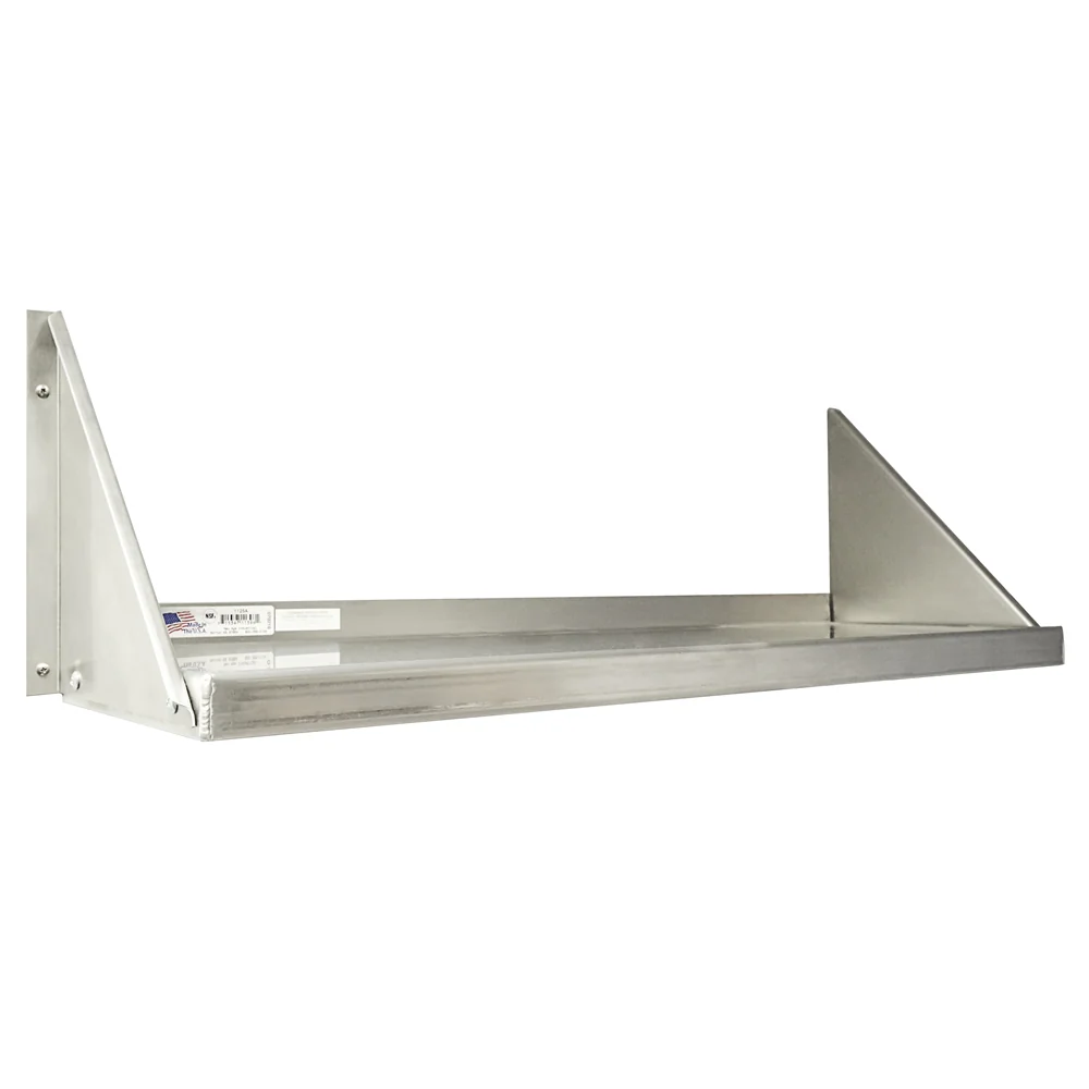 12"d Heavy Duty Aluminum Wall Shelves - Image 4