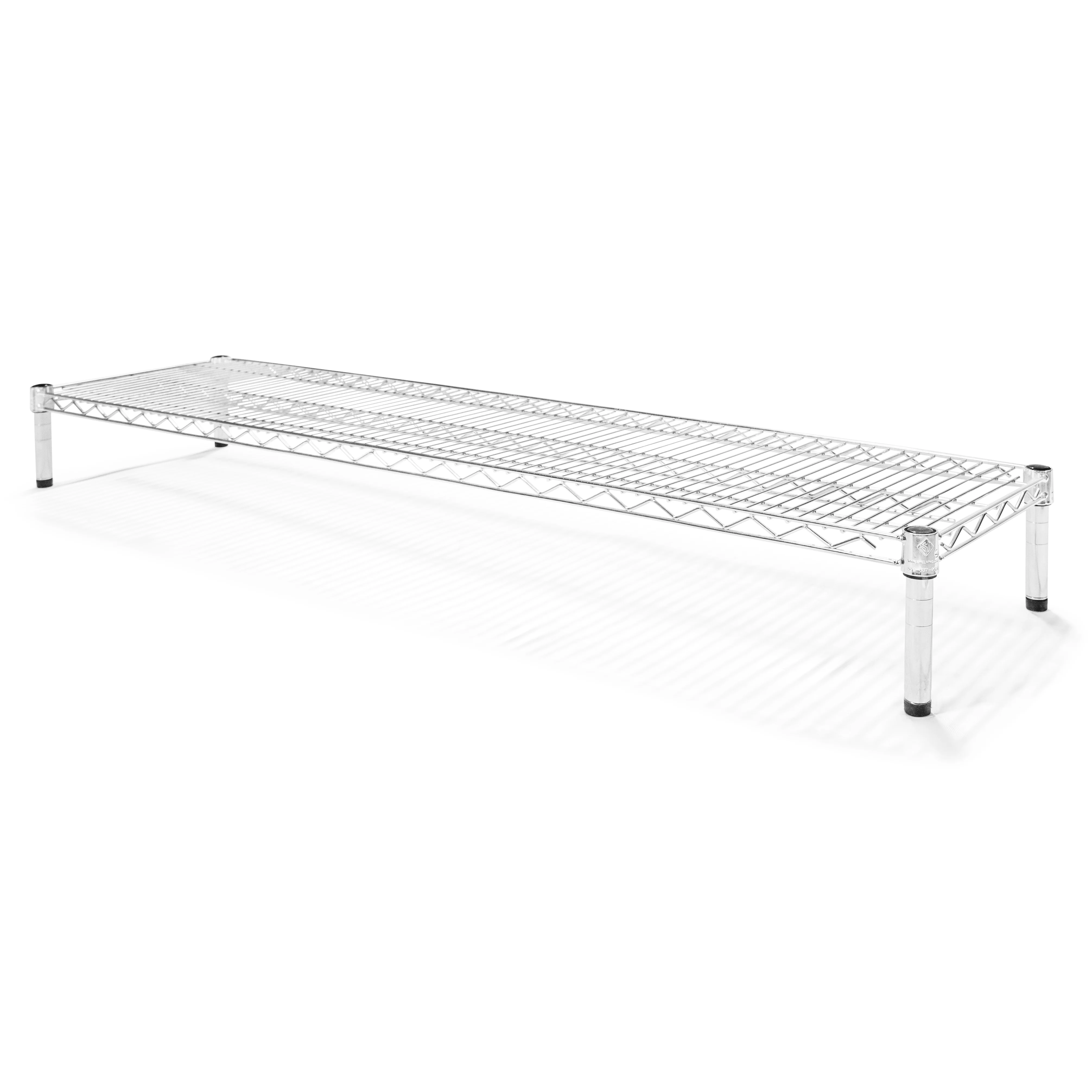 14"d x 6"h Chrome Wire Shelving w/ 1 Shelf - Image 11