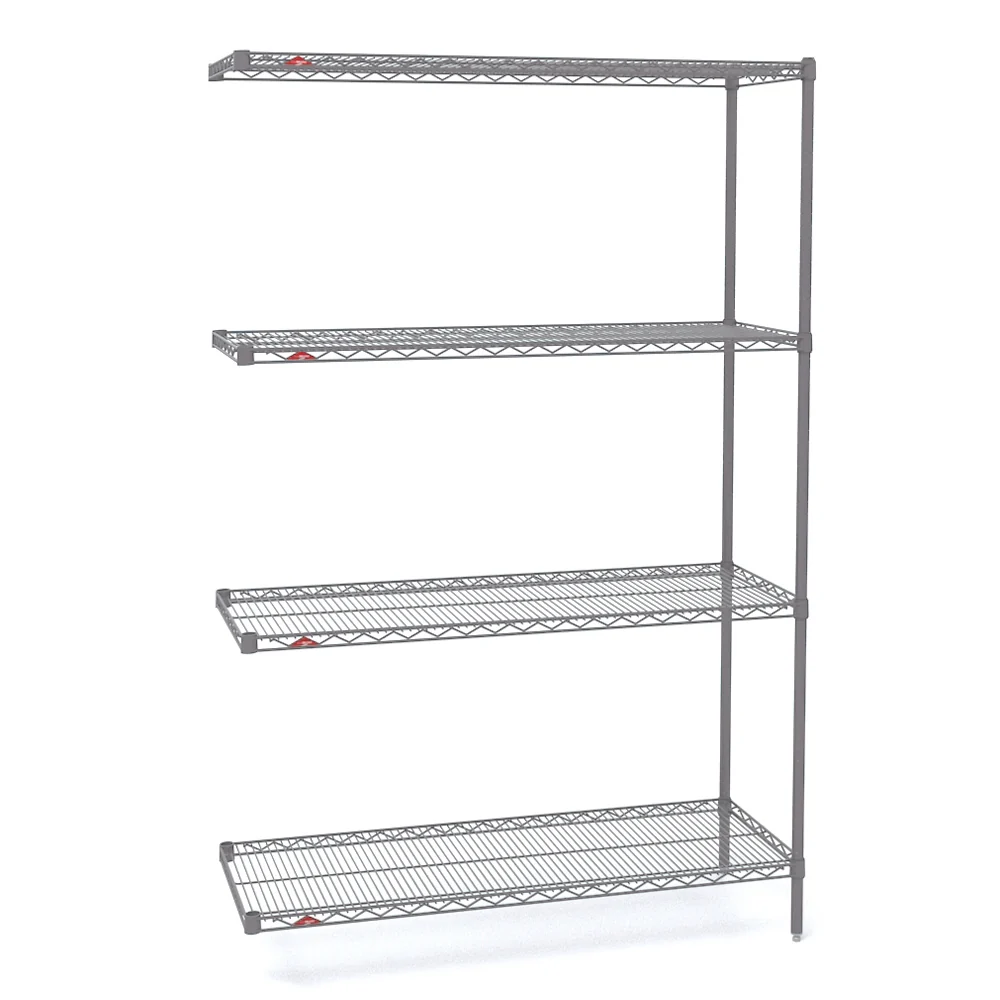18"d x 63"h - Metro Super Erecta 4-Shelf Add-On Units - Metroseal 4 - Image 8