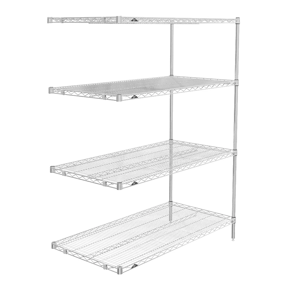 18"d x 63"h - Metro Super Erecta Stainless Steel 4-Shelf Add-On Units - Image 5