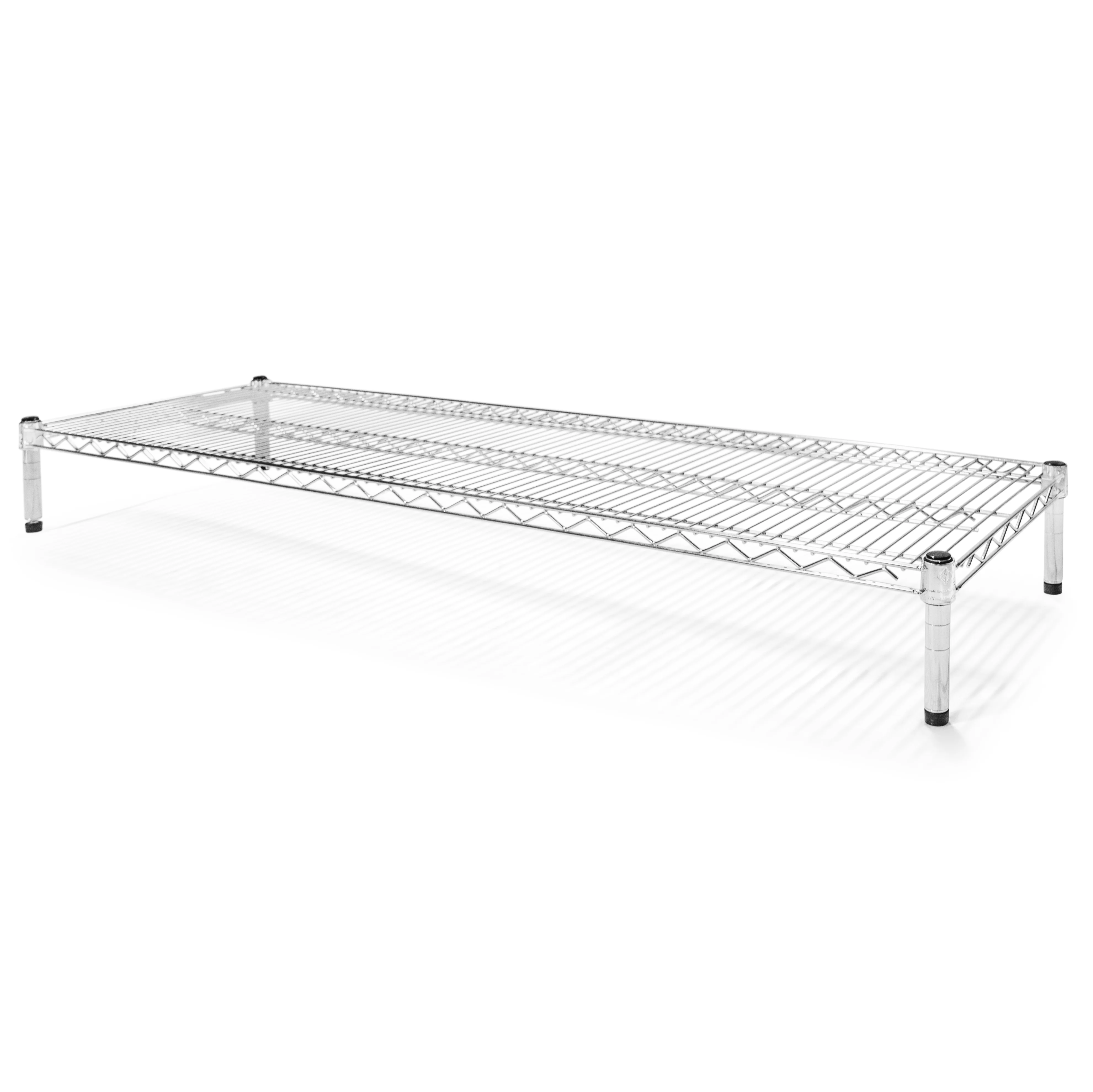 18"d x 6"h Chrome Wire Shelving w/ 1 Shelf - Image 8