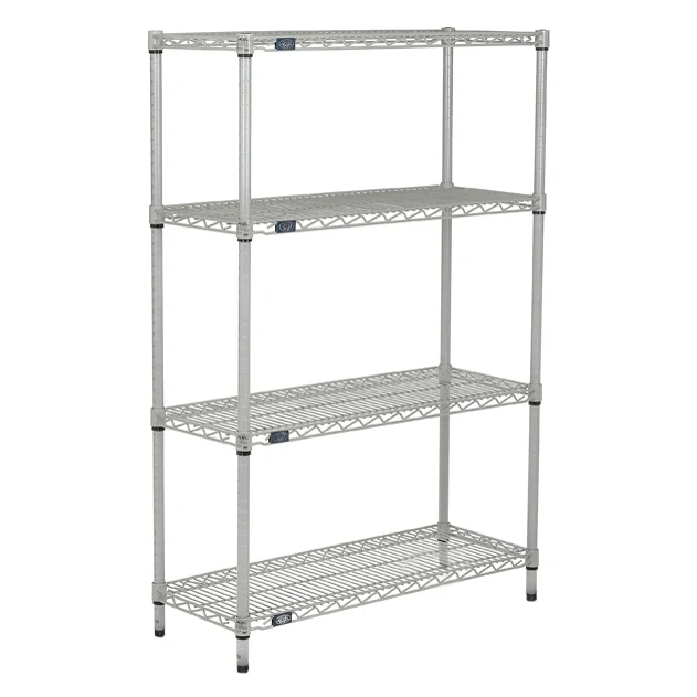 24"d Silver EP Wire Shelving - Image 4