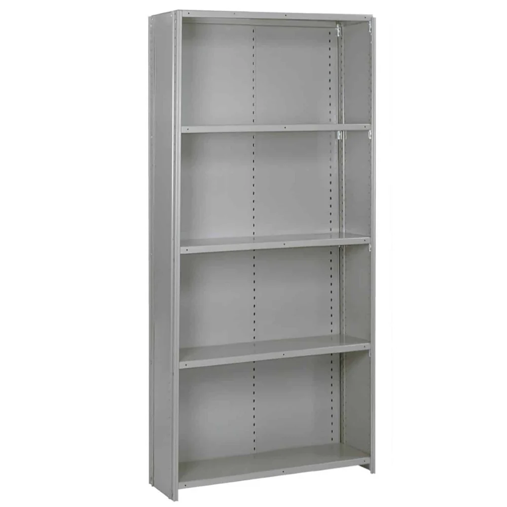36"w x 84"h Lyon 8000 Series Closed Steel Shelving - 18-Gauge, Extra Heavy-Duty - Image 8