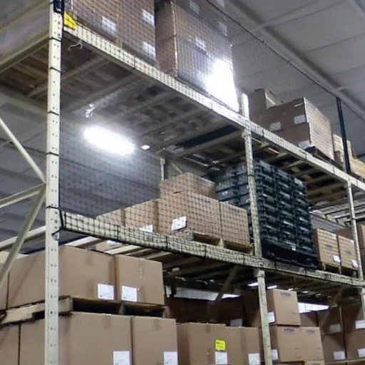 48"h Pallet Rack Safety Netting w/ 4" Mesh - Image 3