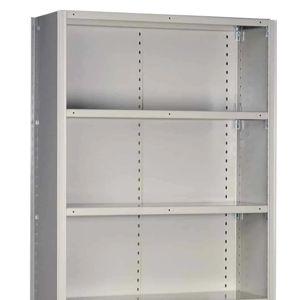 48"w x 84"h Lyon 8000 Series Closed Steel Shelving - 18-Gauge, Extra Heavy-Duty - Image 4