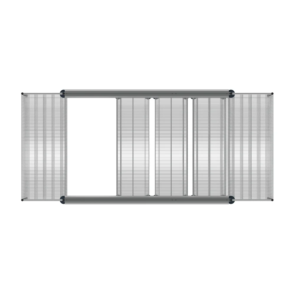 60"d Metro Top-Track High-Density Shelving - Chrome - Image 3