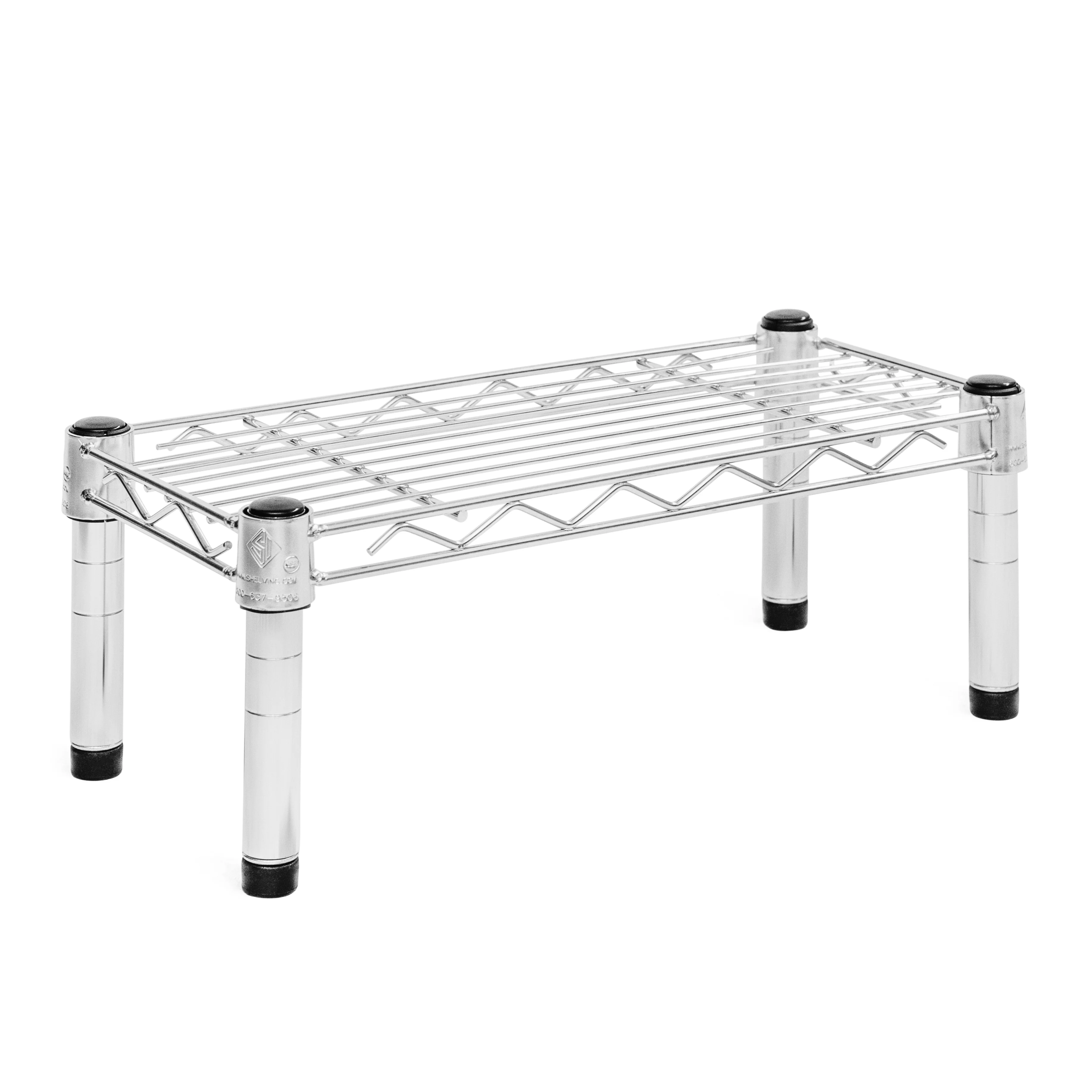 8"d x 6"h Chrome Wire Shelving w/ 1 Shelf - Image 3