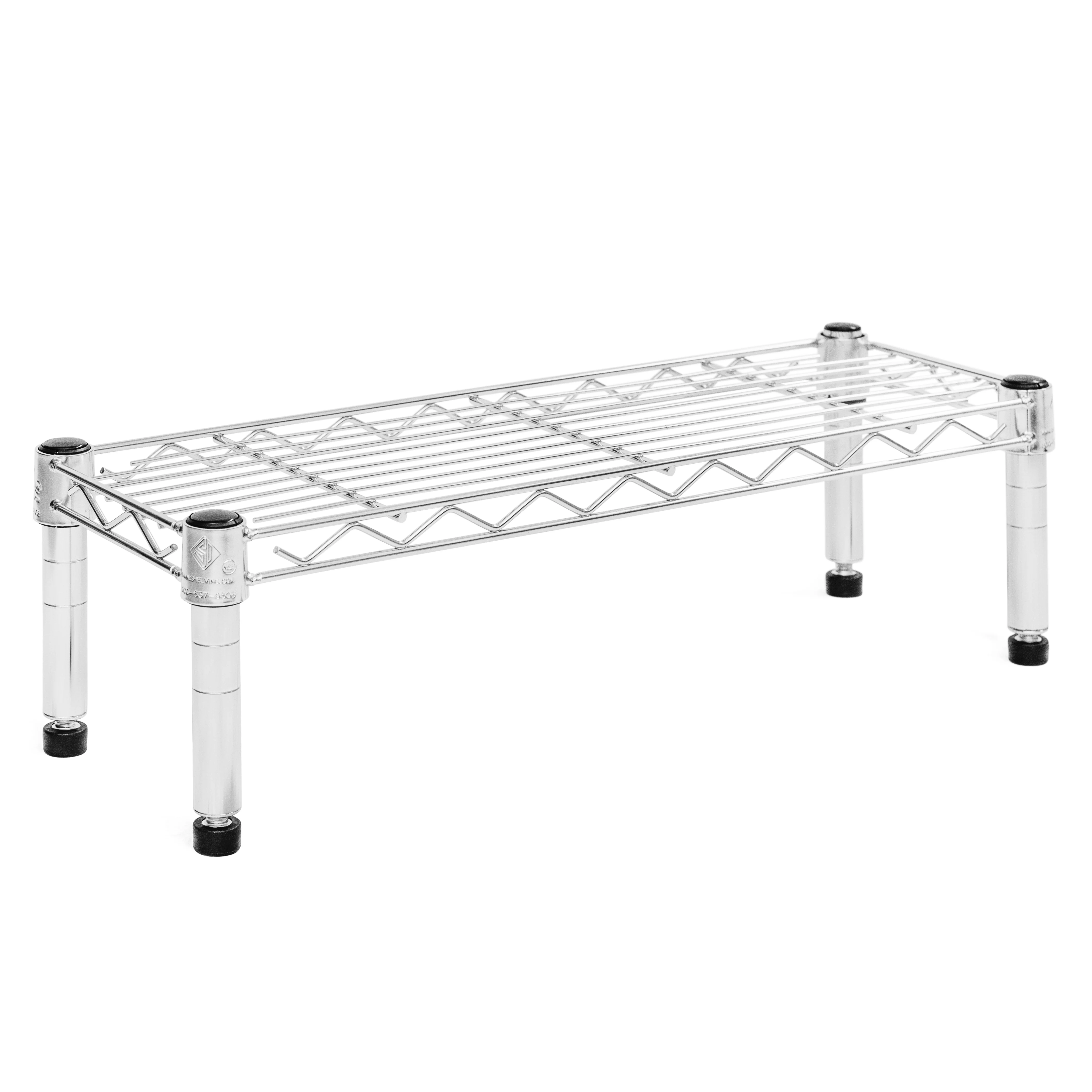 8"d x 6"h Chrome Wire Shelving w/ 1 Shelf - Image 4