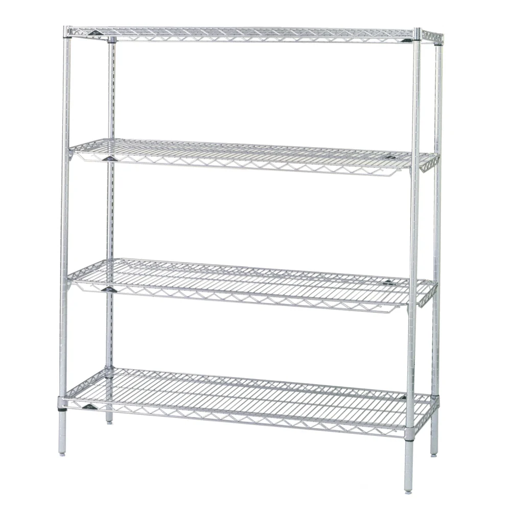 Metro QwikSlot Kit w/ 4 Shelves - Chrome - Image 8