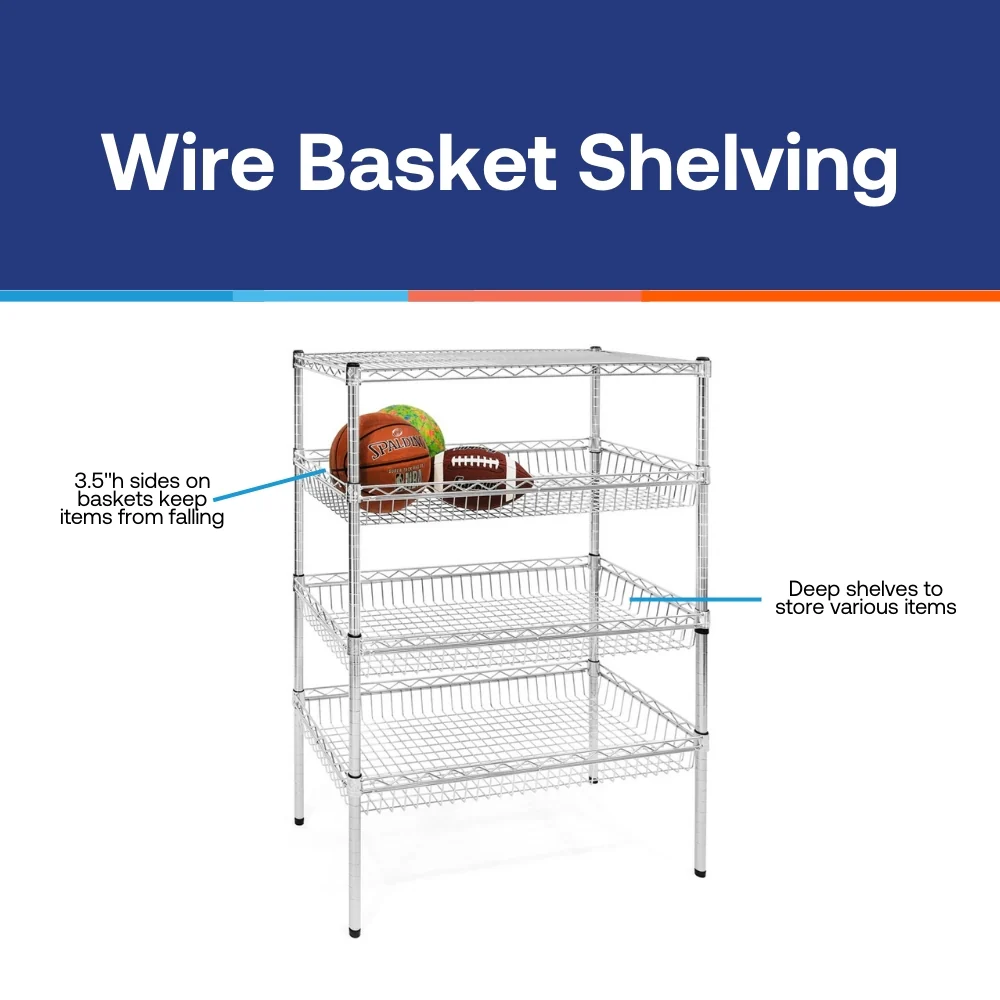 Wire Basket Shelving - Image 4